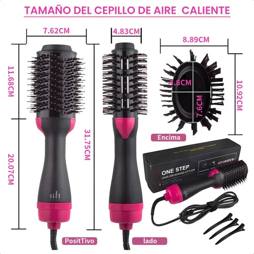 OneStep Cepillo Alisador De Cabello 3 en 1